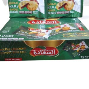 БИСКВИТИ-ALSAADAH-с фурми/350гр-12бр